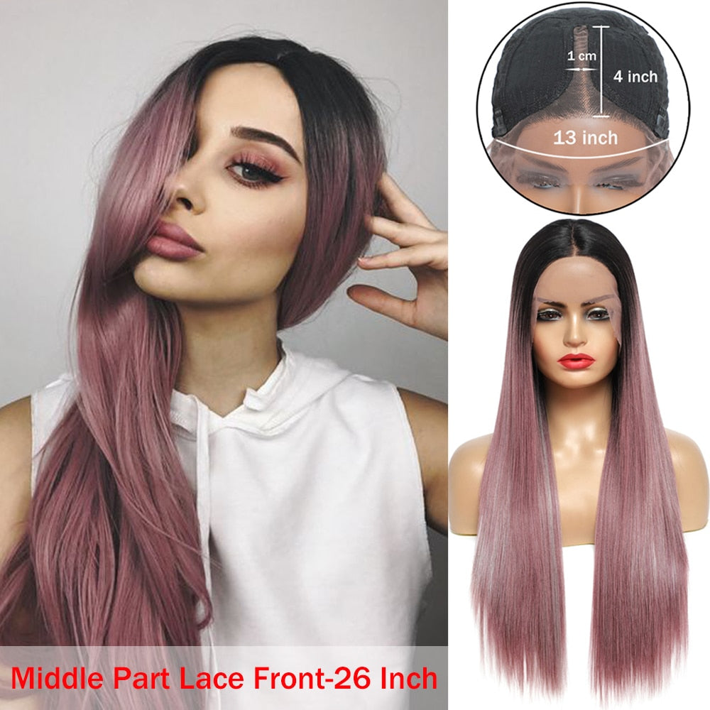 Women Synthetic Lace Front Wigs