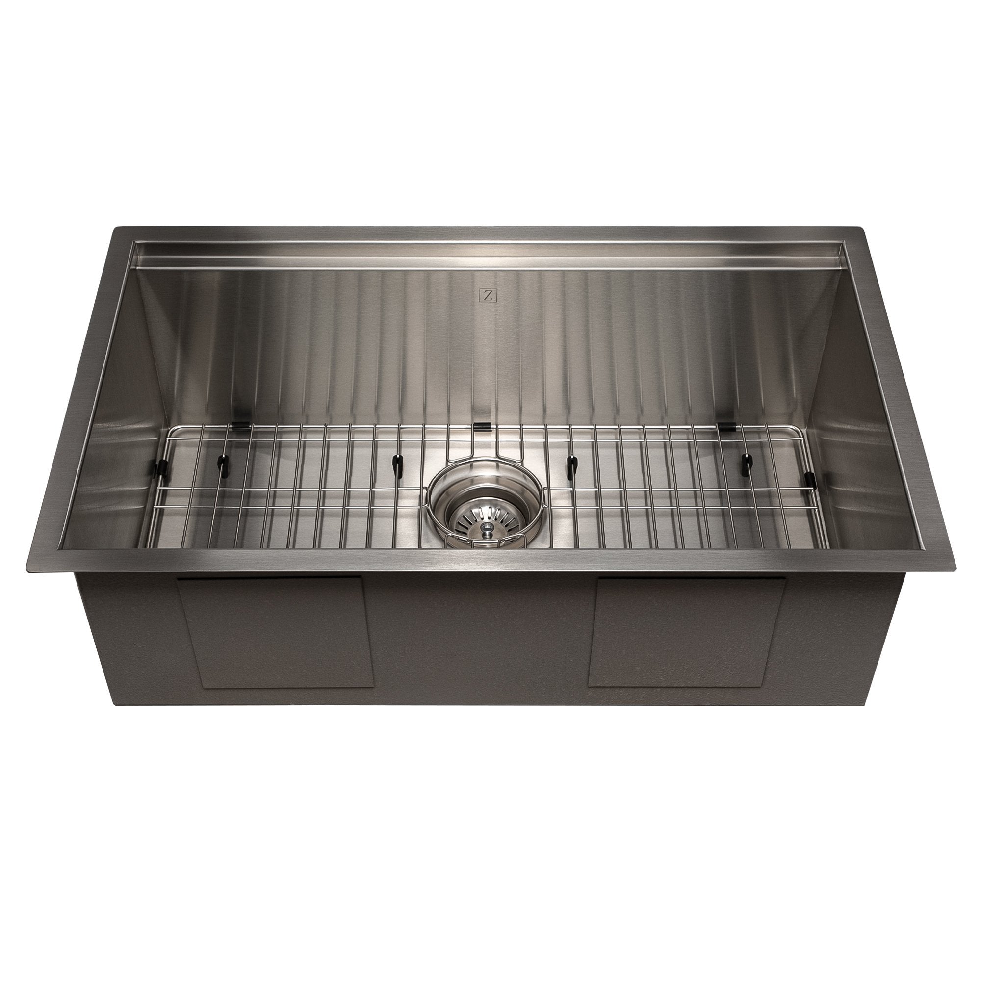 ZLINE Garmisch 30 Inch Undermount Single Bowl Sink in Stainless Steel with Accessories (SLS-30)