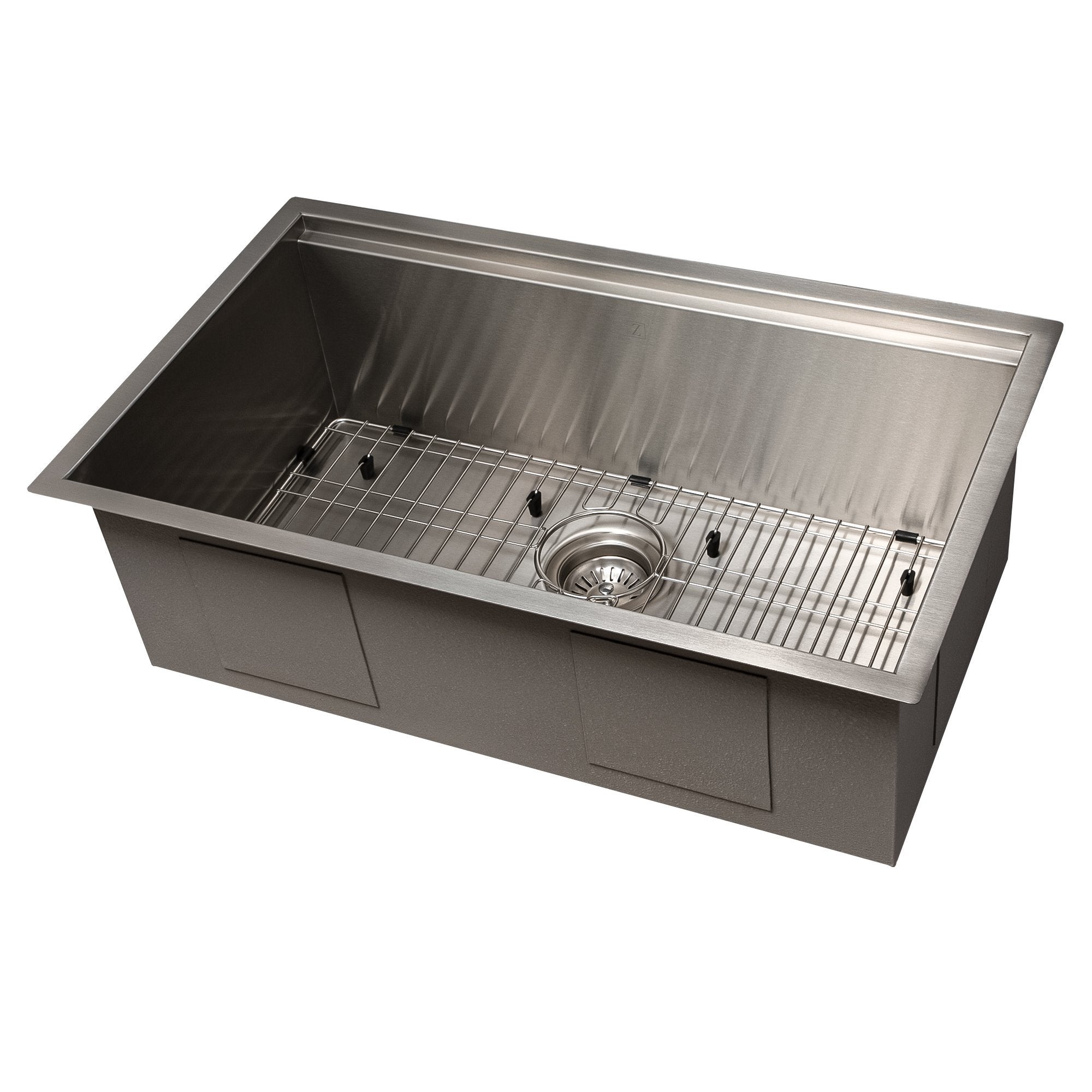 ZLINE Garmisch 30 Inch Undermount Single Bowl Sink in Stainless Steel with Accessories (SLS-30)