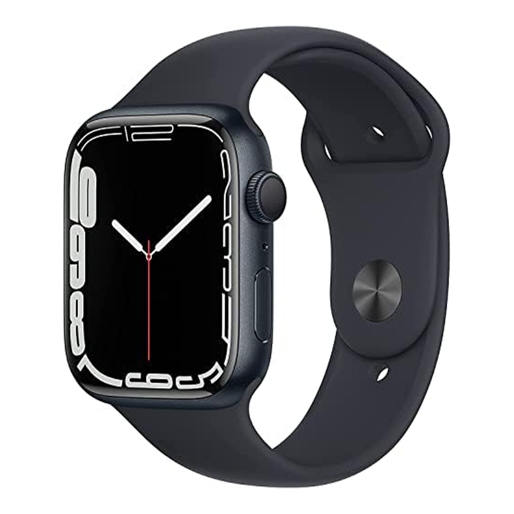 Apple Watch Series 7 45mm 32GB GPS - Midnight Black/Black Sport Band