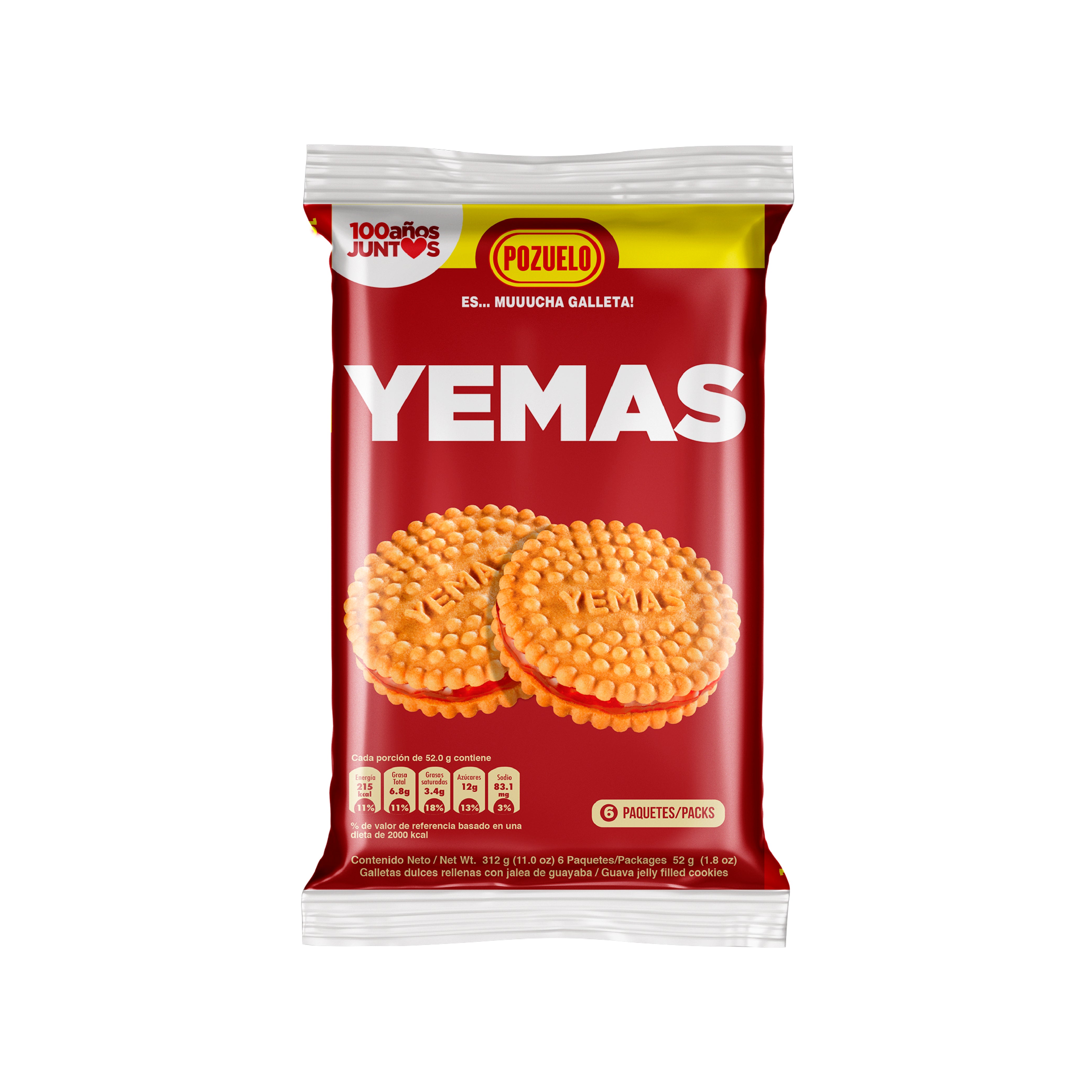 Yemas Cookies, Bag, 11.01 Oz