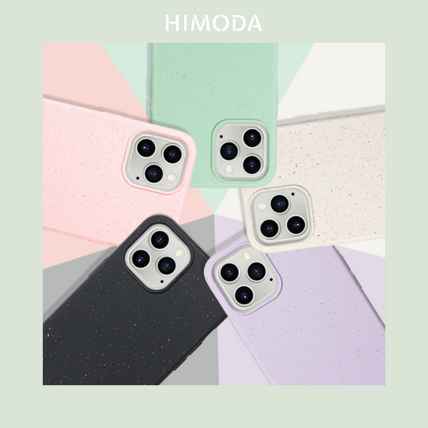 HIMODA eco friendly bio compostable iphone case- bright colors