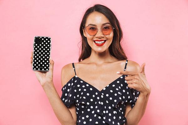 polka dots fashion phone case WOMEN- HIMODA