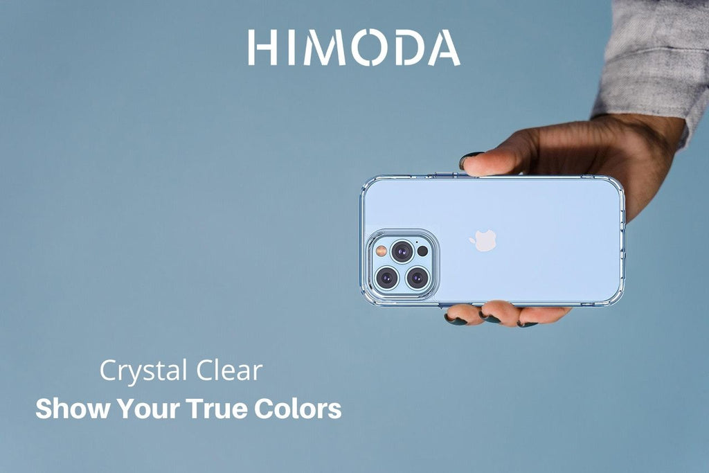 HIMODA clear case for iphone 13 pro protective -hard 8