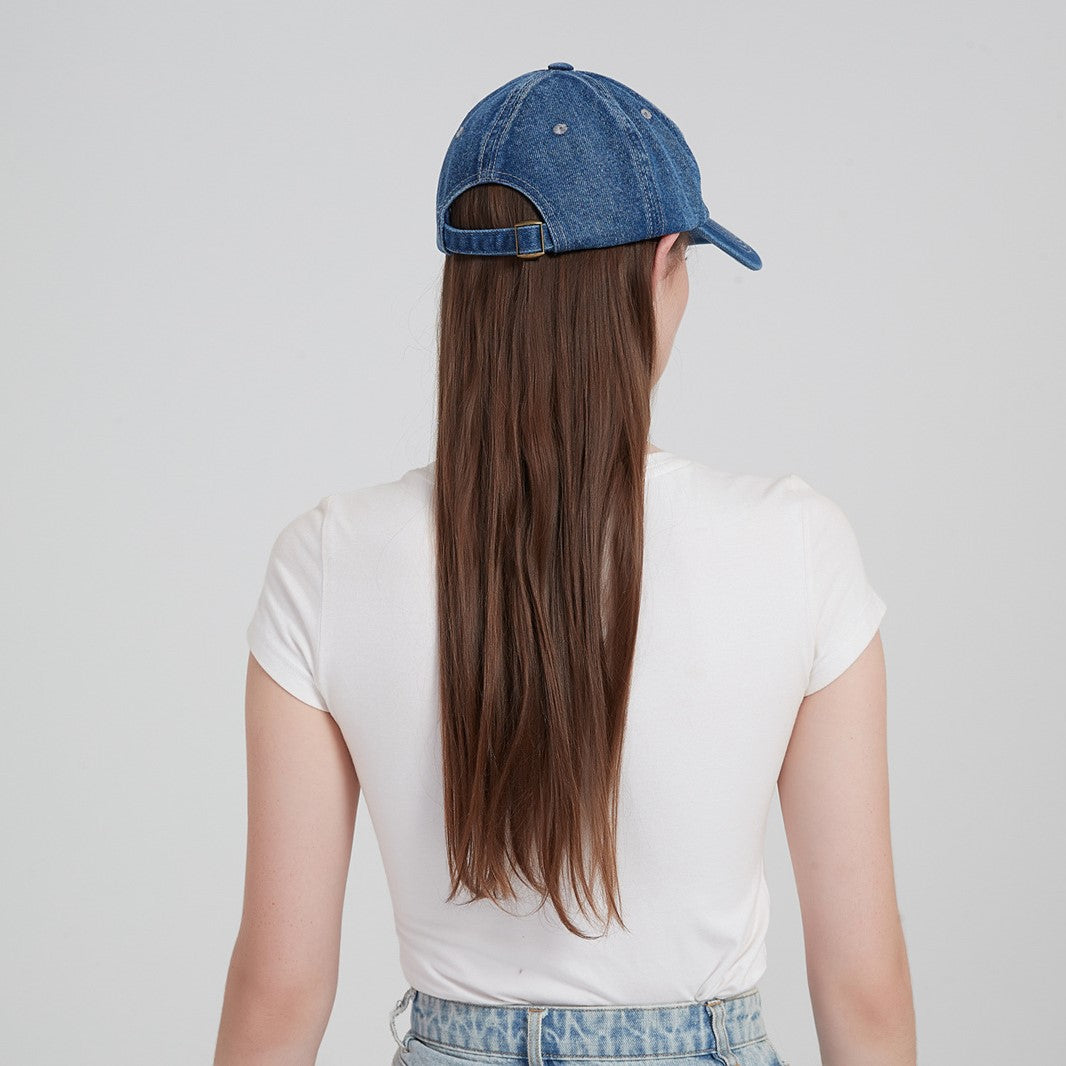 HIMODA denim baseball cap - blue- plain 4