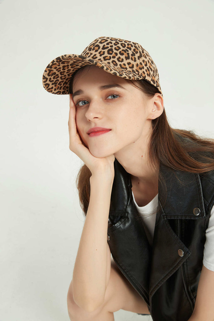 HIMODA leopard print baseball cap-brown - animal print- classic 2