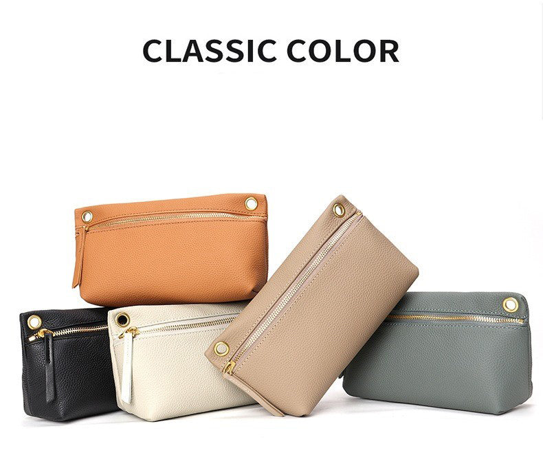 himoda leather baguette crossbody bag detail 1
