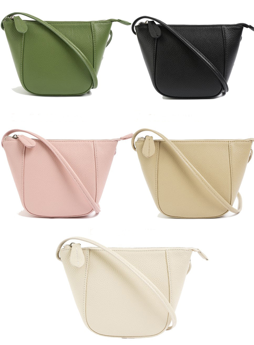 HIMODA leather crossbody bag - women's- 5 colors