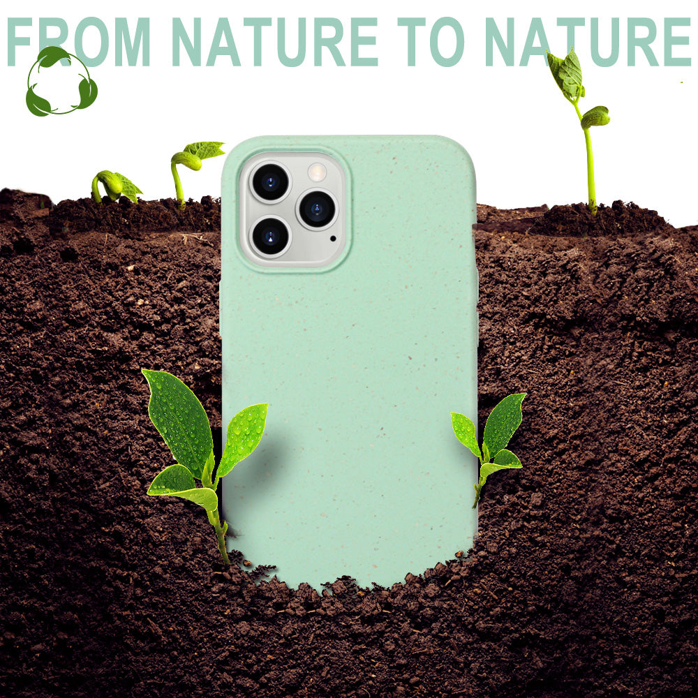 HIMODA eco friendly compostable iphone 12 case - mint color