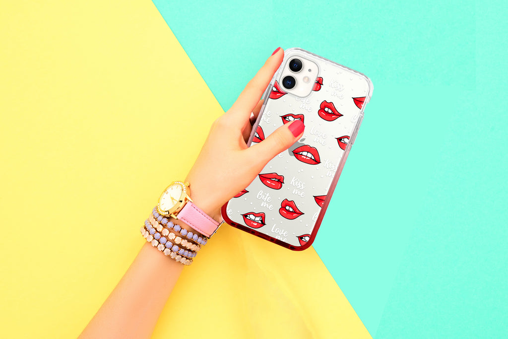 chic and fun iphone 11 cases in red- ultra impact - HIMODA