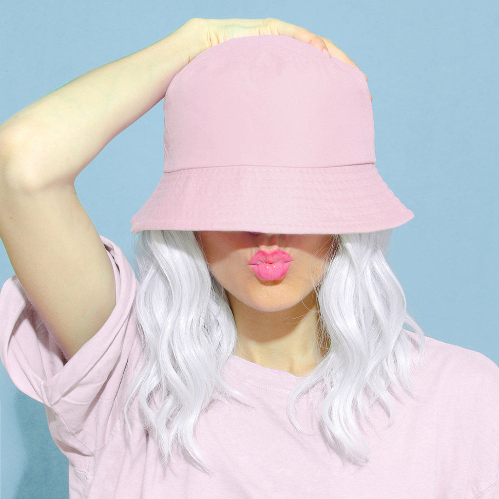 sweet baby pink bucket fisherman hat by himoda