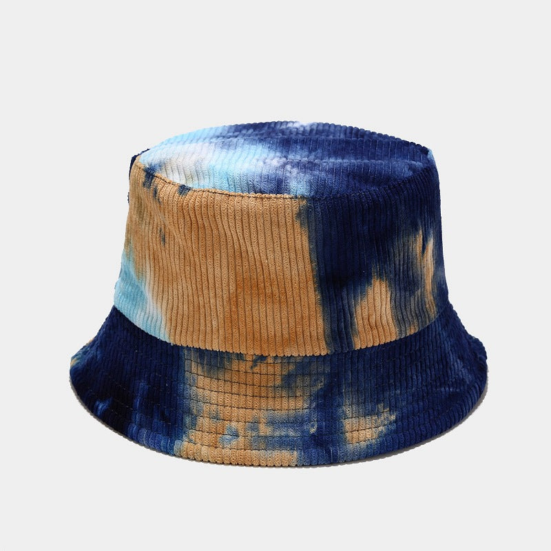 Reversible Tie Dye Corduroy Bucket Hat