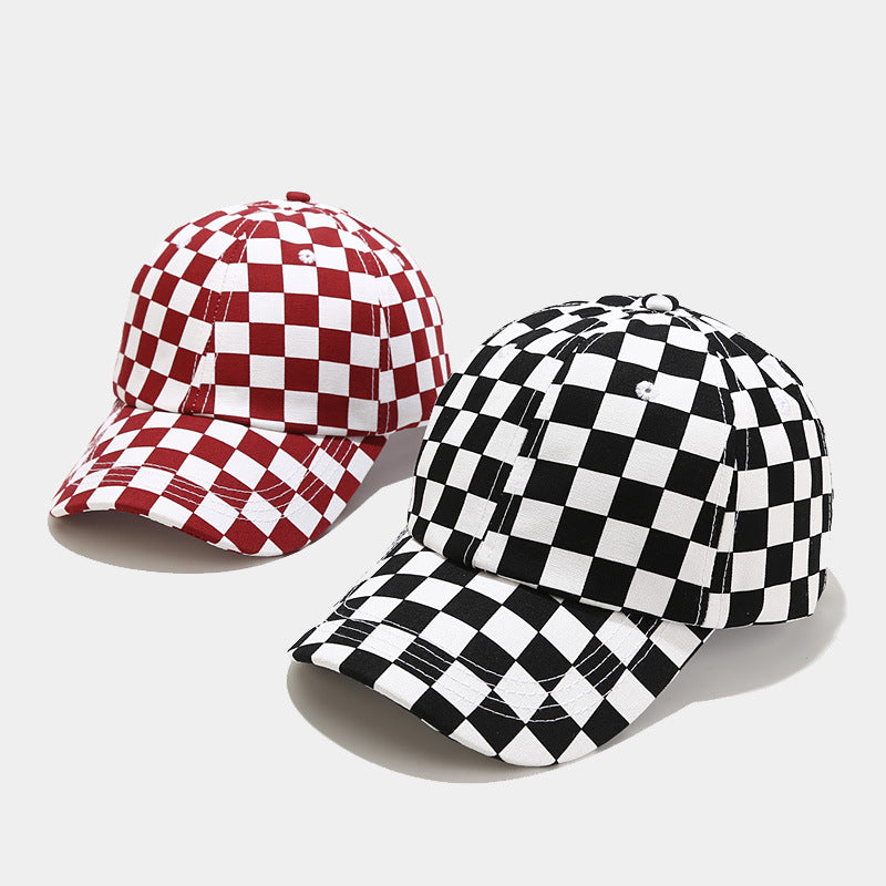 Checkerboard Baseball Cap