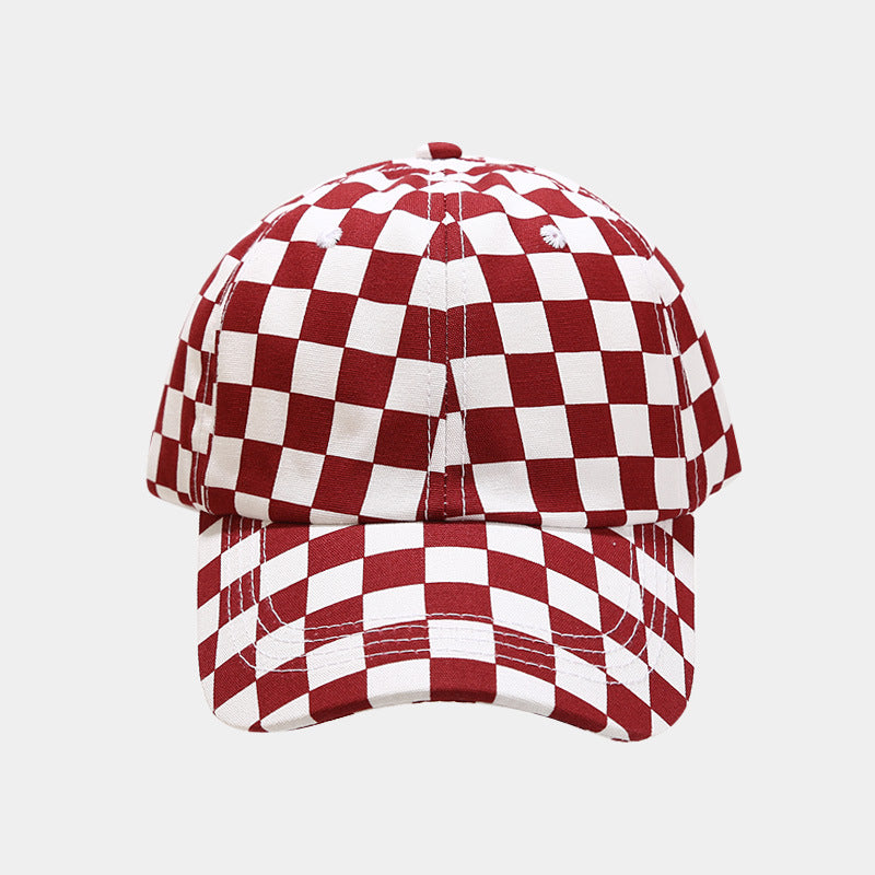 Checkerboard Baseball Cap