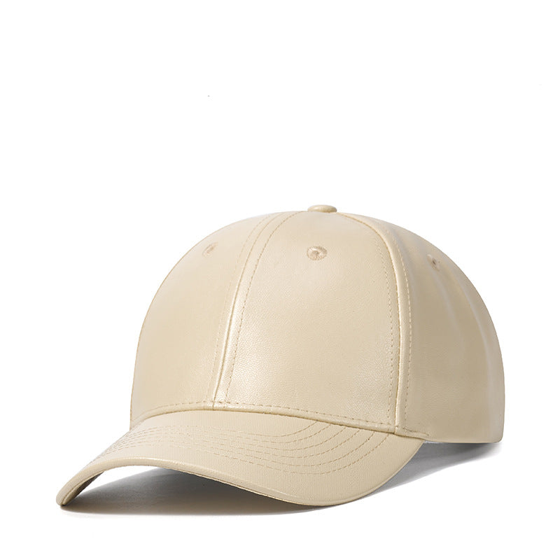 Vegan Leather Snapback Baseball Cap - Classic