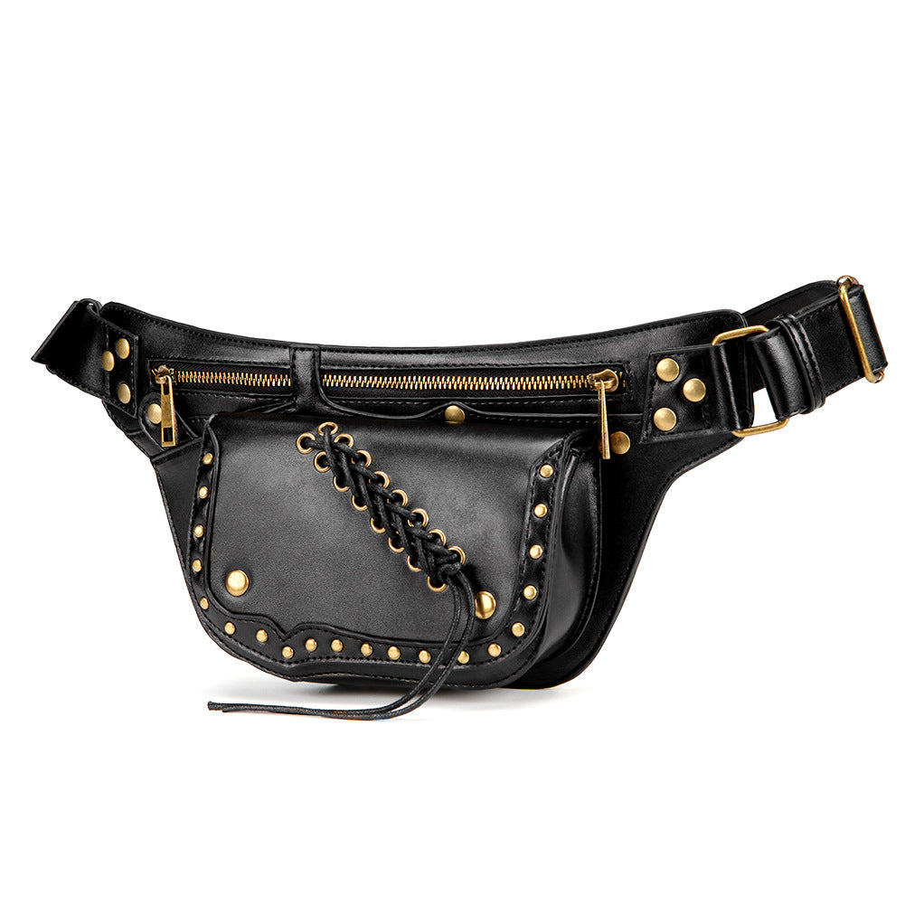 Punk Style Studded Fanny Pack