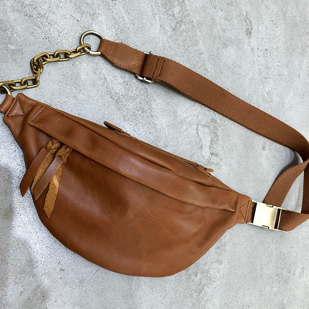 Vintage Leather Fanny Pack