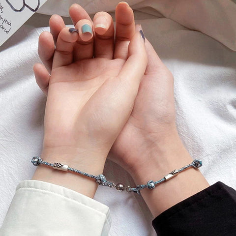 magnetic couple bracelets