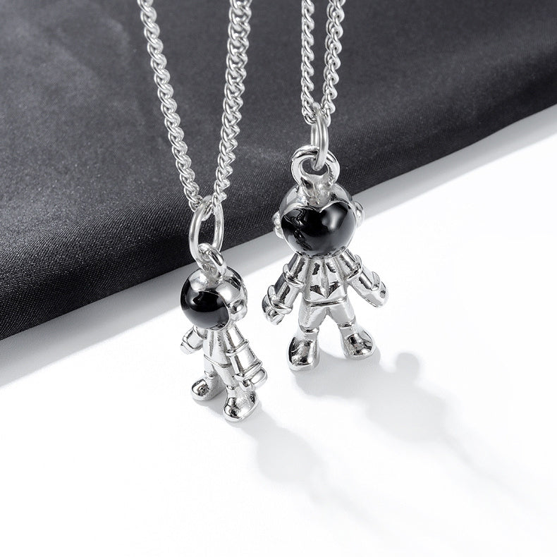 Hip-Hop Astronaut Relationship Necklaces