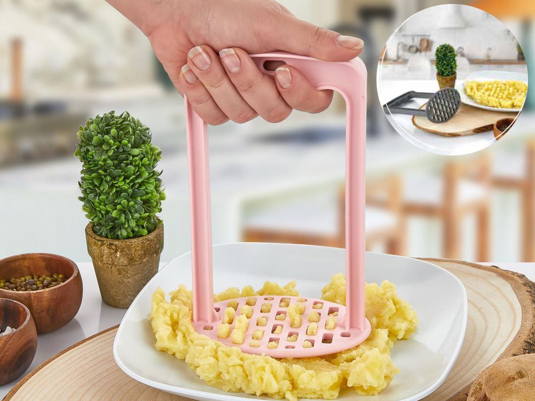 Strong plastic potato masher