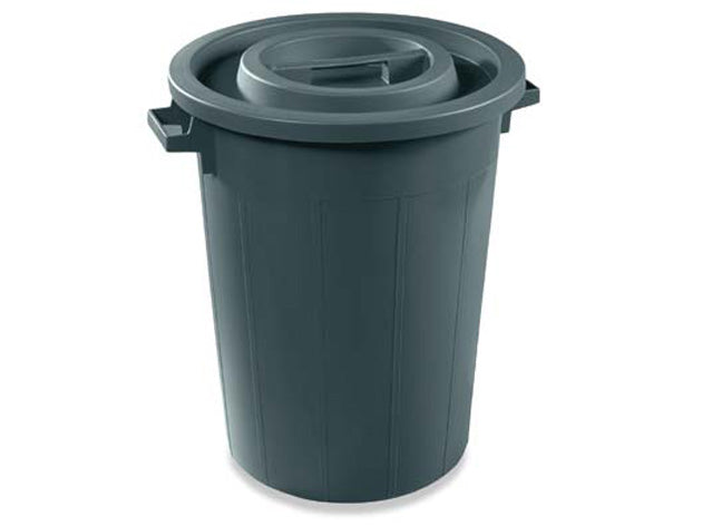 Plastic waste Barrel Black 100 L