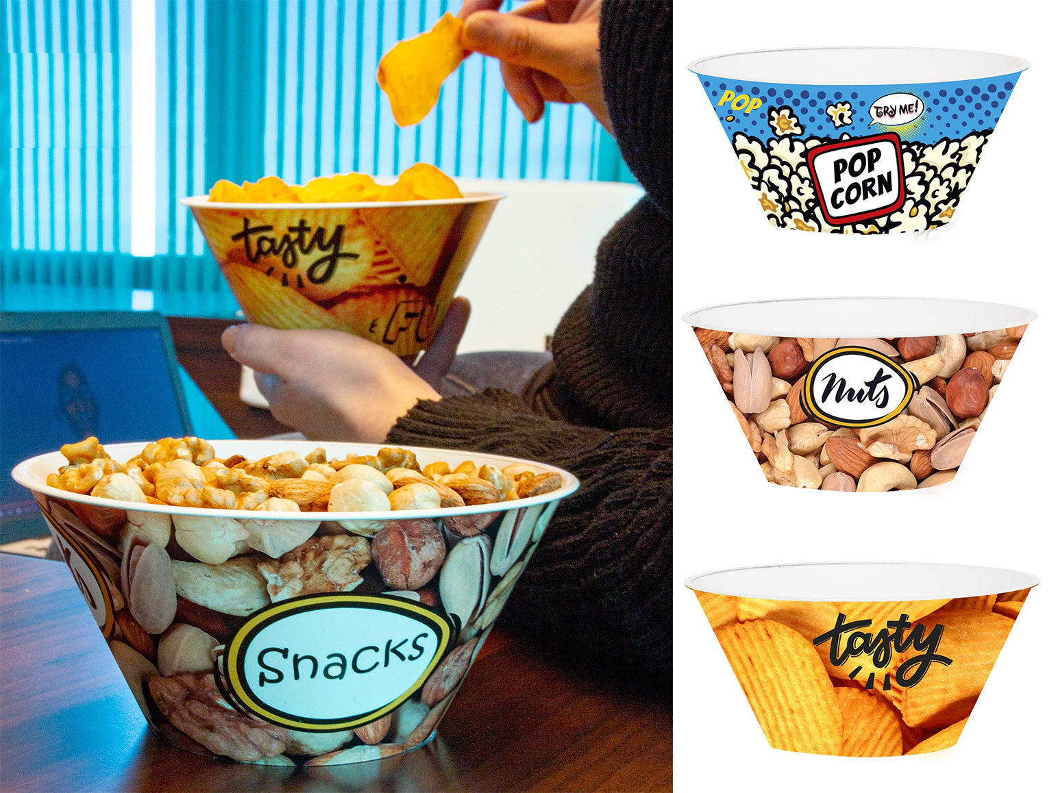 Plastic Snack Bowl