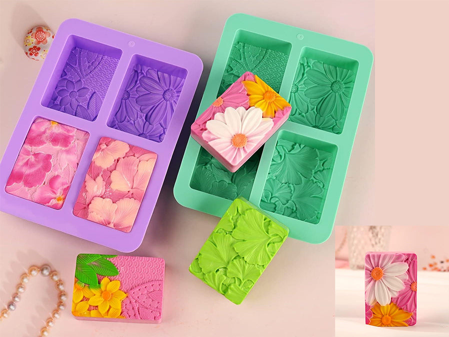Flower Blossom Silicone Mold for Soap
