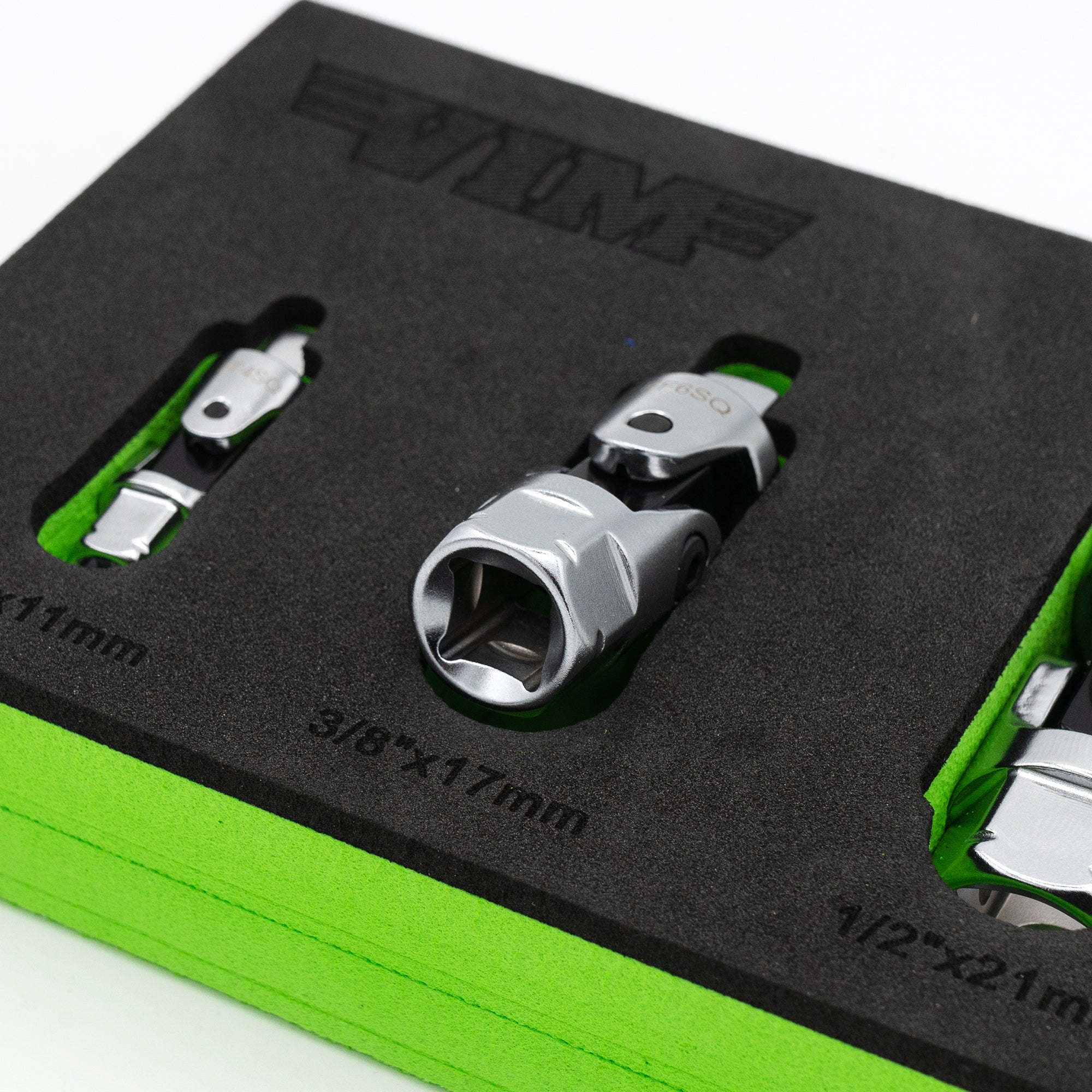 Vim Tools FFA100 Universal Joint Adapter Set, Firm Flex Dual Drive 3 Piece 1/4
