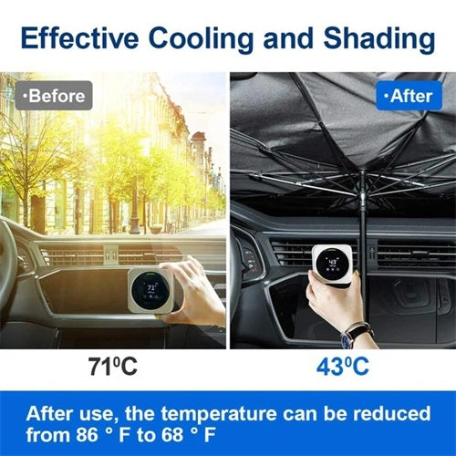 Anti Uv Windshield Foldable Car Sun Umbrella Krauro