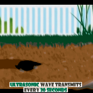 Solar Powered Ultrasonic Gopher/Rodent/Vole Repellent