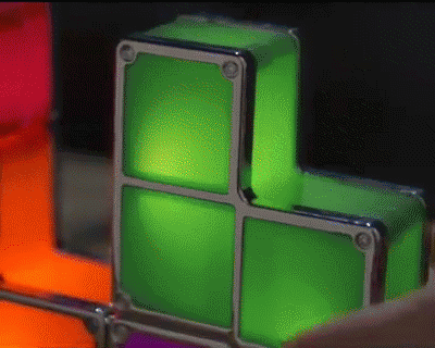 Stackable Tetris Puzzle Induction Night Light