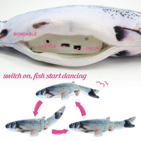 USB Charging Simulation Fish Cat Toy