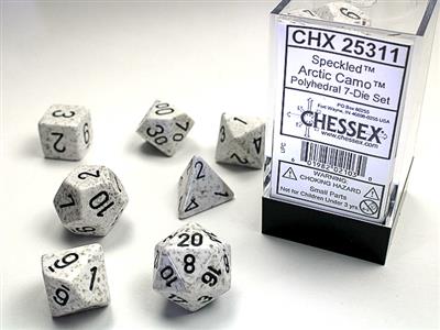 SPECKLED? POLYHEDRAL ARCTIC CAMO? 7-DIE SET 25311