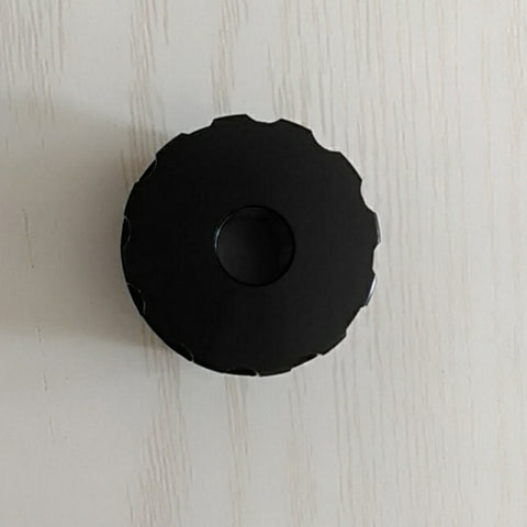10 inch fuel filter end cap 1/2-28 black