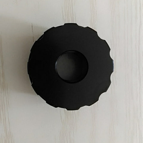 10 inch fuel filter end cap 5/8-24 black
