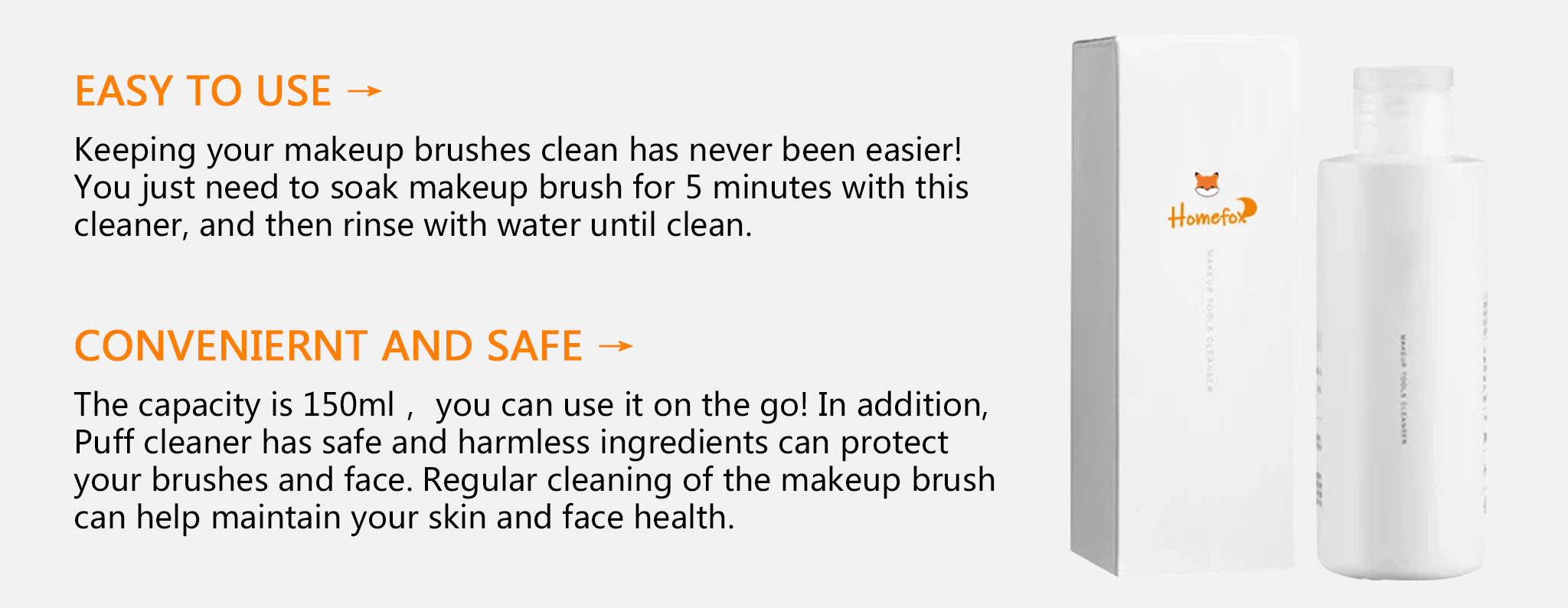 150ml Makeup Brush Cleaner