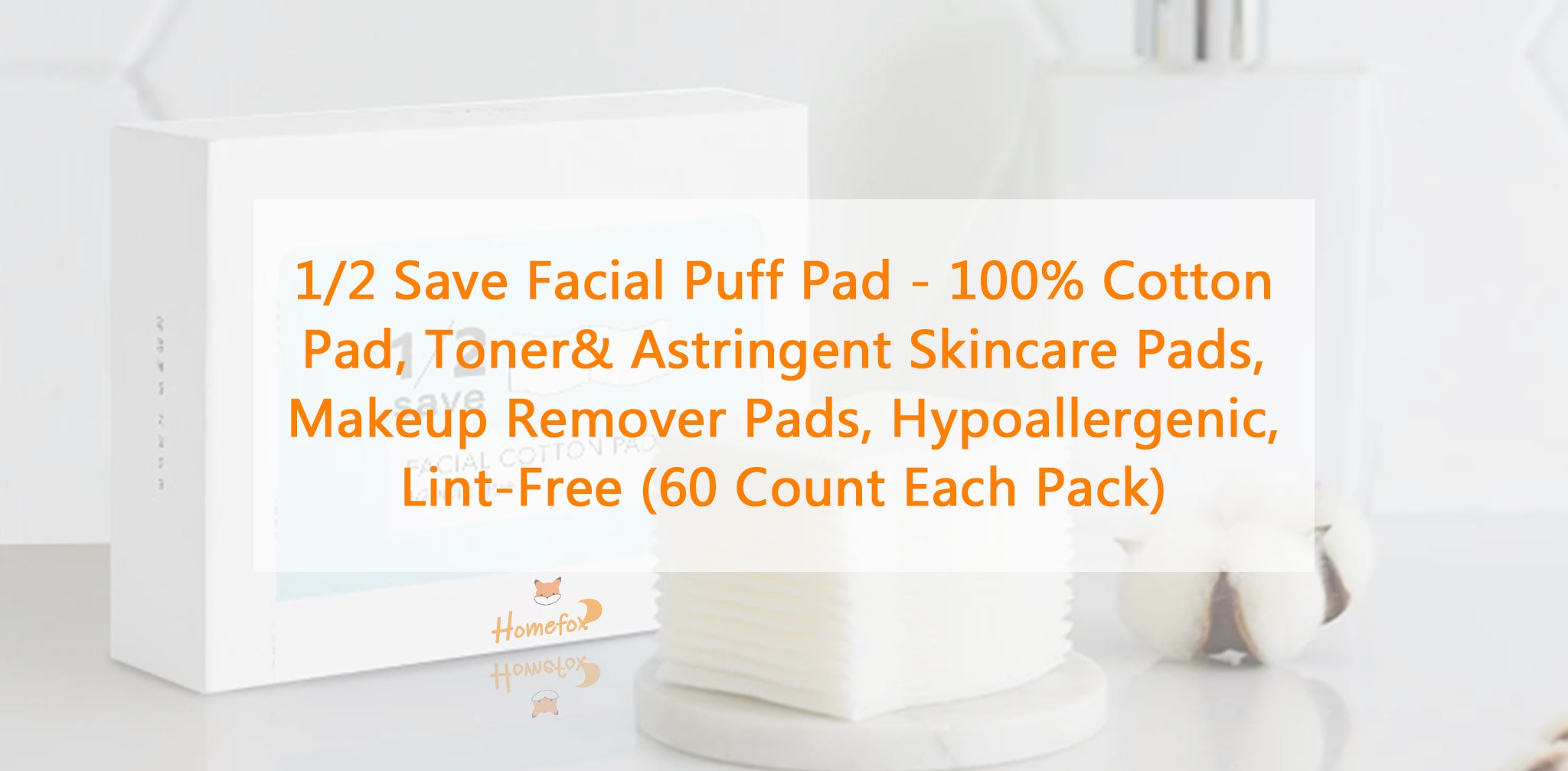 Cotton Pads 60-count 6 boxes