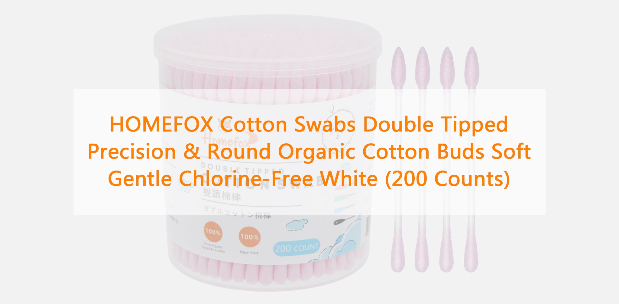 Round & Pointed Cotton Swabs