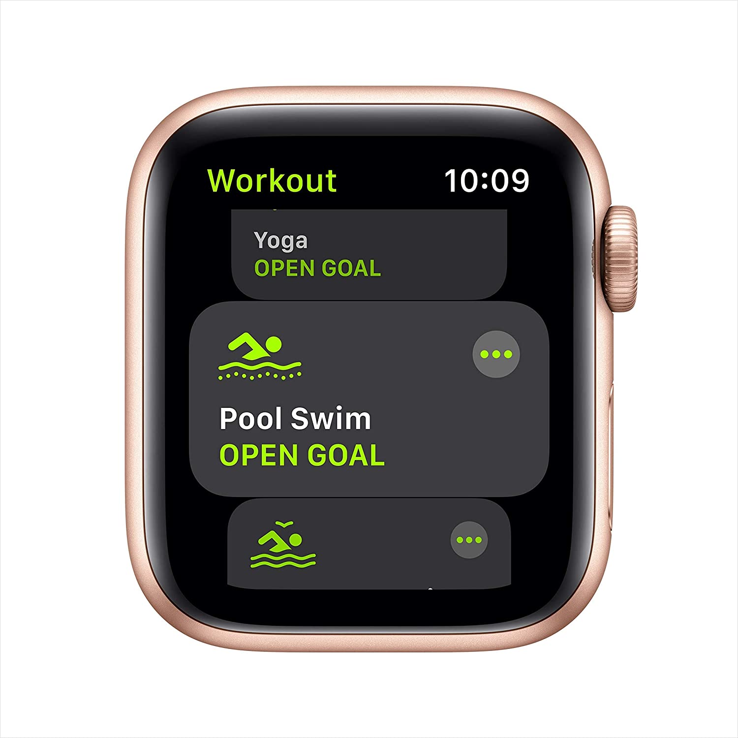 Apple Watch SE (GPS, 40mm) - Gold Aluminum Case with Pink Sand Sport Band (Renewed)