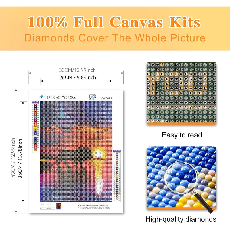 Wall Decoration Diamonds Painting Set