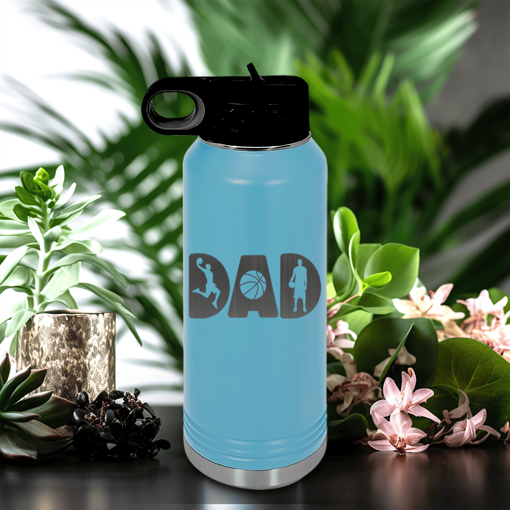 Basketball Dads Statement Water Bottle