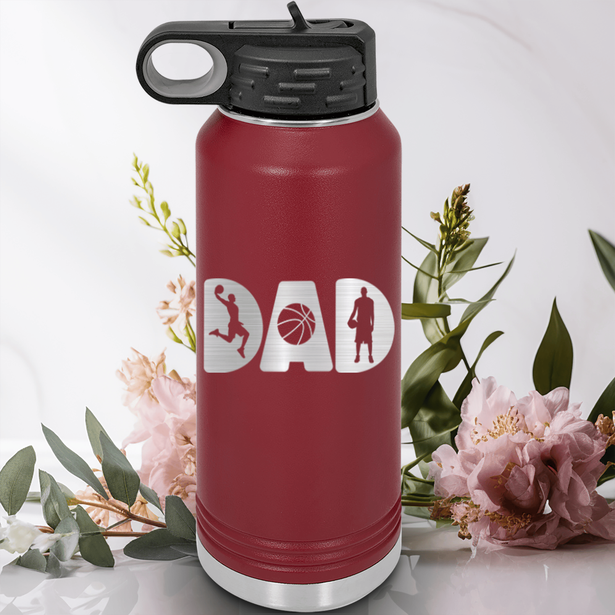 Basketball Dads Statement Water Bottle