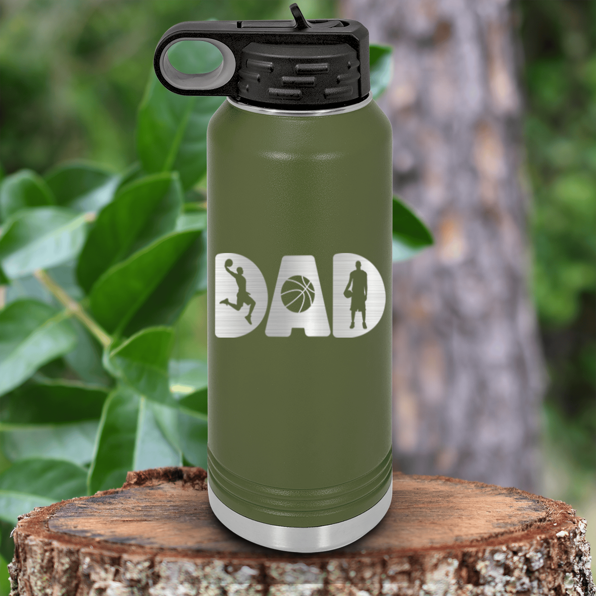 Basketball Dads Statement Water Bottle