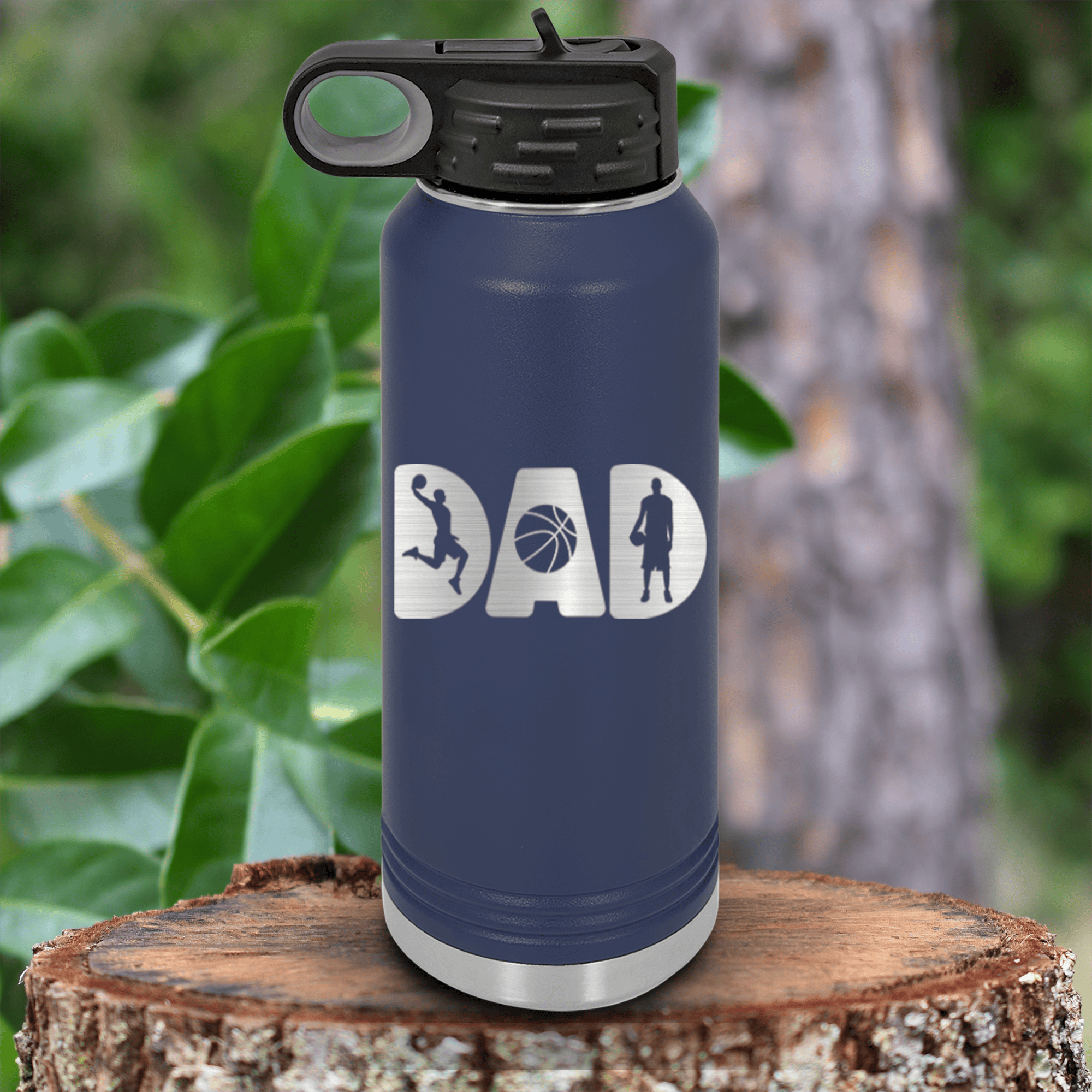 Basketball Dads Statement Water Bottle