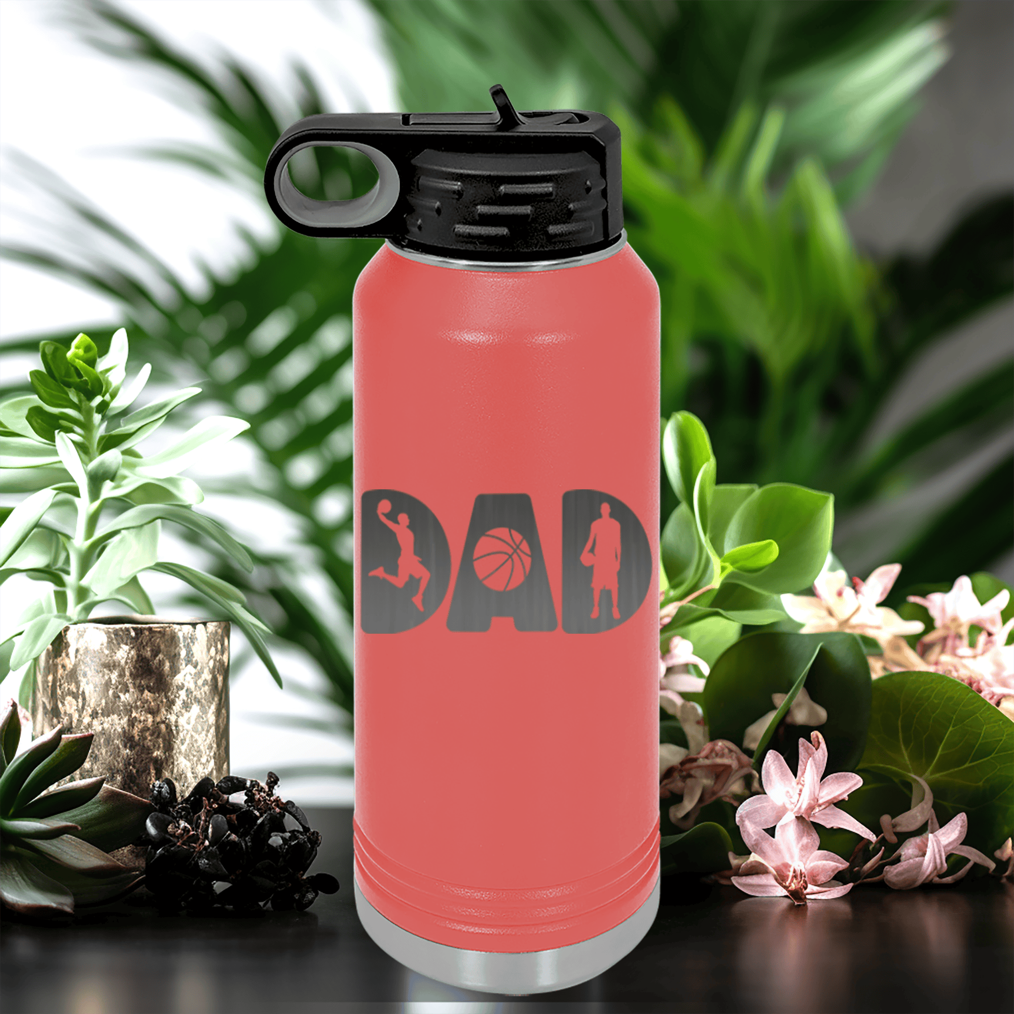 Basketball Dads Statement Water Bottle