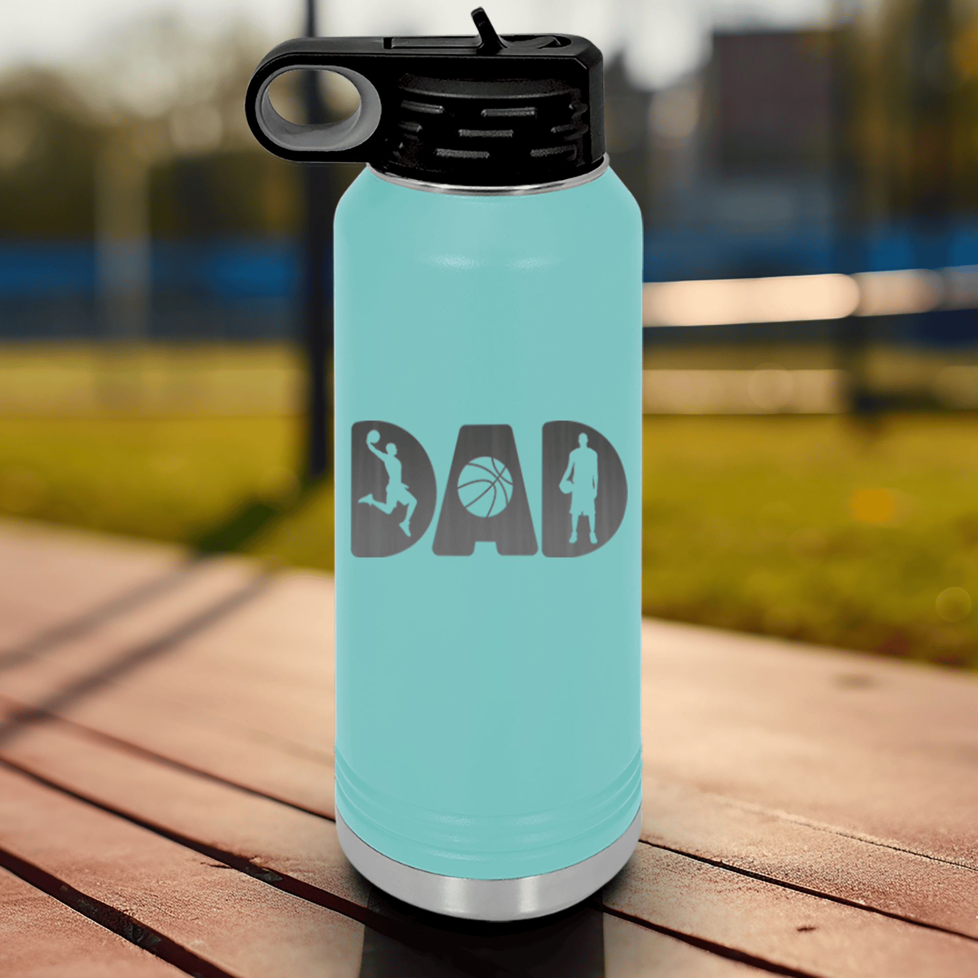 Basketball Dads Statement Water Bottle