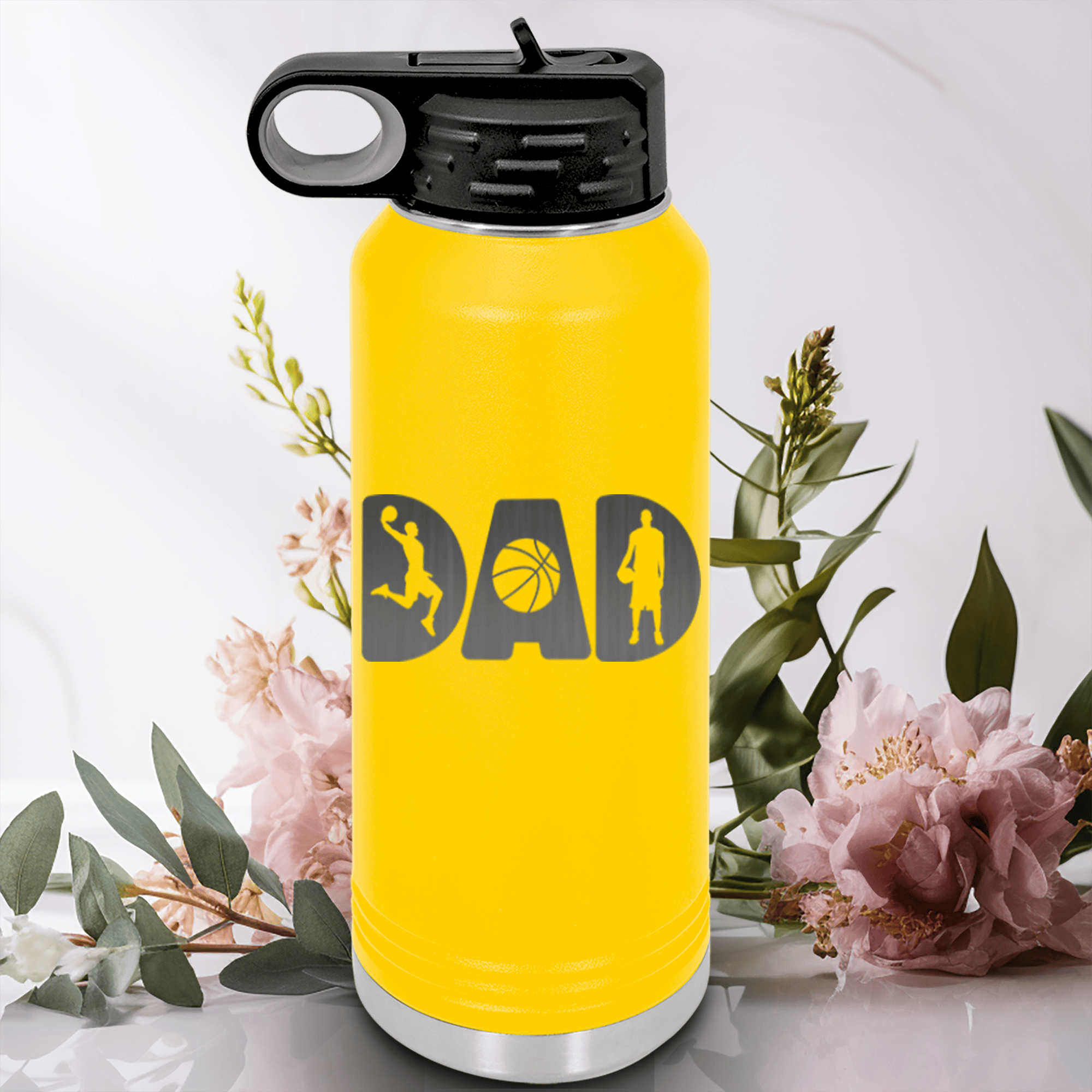 Basketball Dads Statement Water Bottle