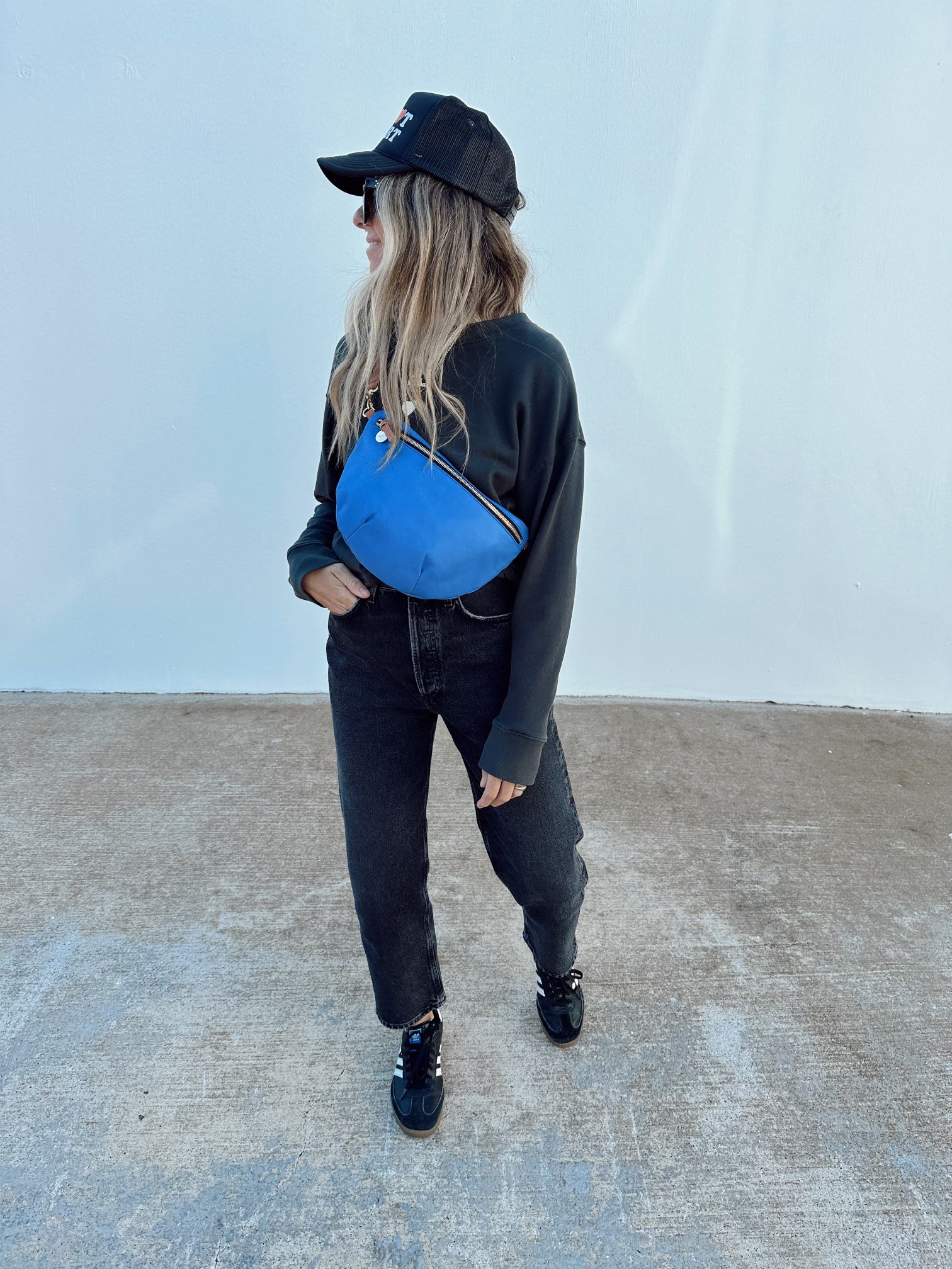 Clare V.  Grande Cobalt Fanny Pack