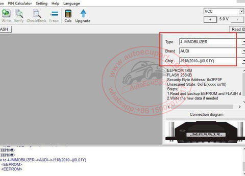 ELV_Emulator_for_Audi_C6_Q7_A6_Steer_Column_Module_J518_Work_with_VVDI_Prog