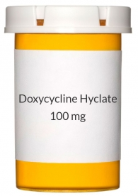 Doxycycline Hyclate 100mg 50/bottle